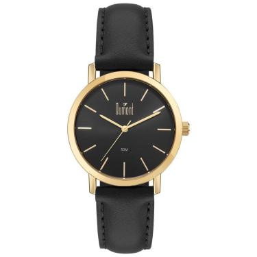 Imagem de Relógio Dumont Masculino Traveller Dourado - DU2035MOR/5P-Masculino