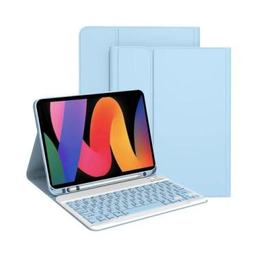 Imagem de Capa Com Teclado Bluetooth Destacável Para Xiaomi Redmi Pad SE De 11 P