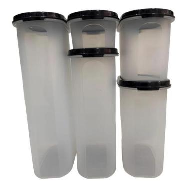 Imagem de Tupperware Kit Potes Modular Oval 5 Peças