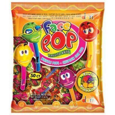 Imagem de Pirulito Face Pop 450 g - Dori