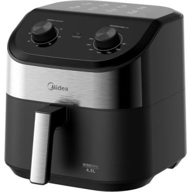 Imagem de Fritadeira Midea Air Fryer 4,5L Prato Antiaderente Para Vegetais 1550W