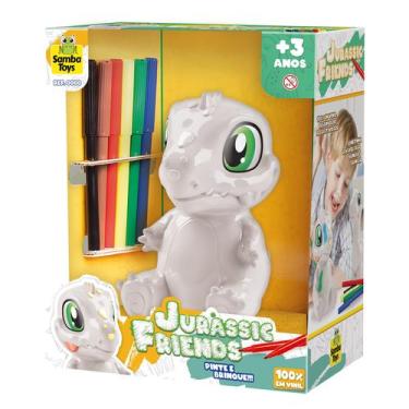 Imagem de Dinossauro Para Colorir e Pintar Rex Samba Toys, Samba-Toys-0912