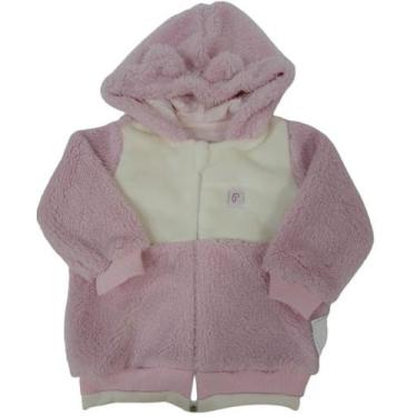 Imagem de Jaqueta Casaco Bebê Menina Luxo Dupla Paraiso Inverno 14746, Rosa, P (