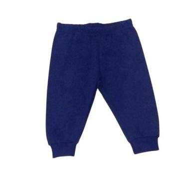 Imagem de Calça Moletom Felapa Com Punho Alenice Infantil Feminina, Marinho, P