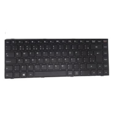 Imagem de Teclado p/ notebook lenovo ideapad 100 -14iby  -br - FTI