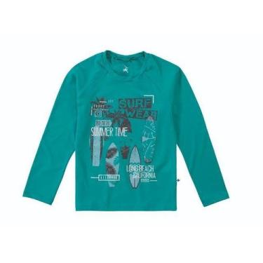 Imagem de Camiseta Proteção Solar Praia e Piscina Malwee Ref. 69620, Verde, 2