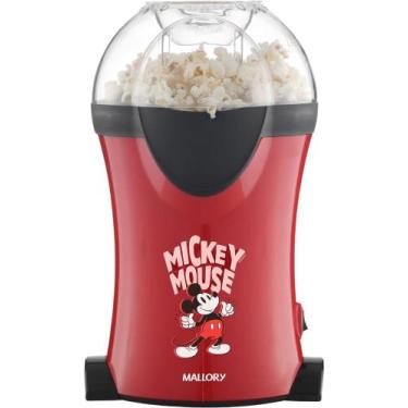 Imagem de Pipoqueira Mickey Mouse Elétrica Vermelha 1200W Mallory 220V