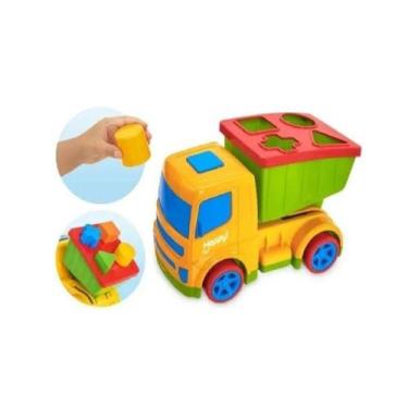 Imagem de Caminhão Infantil Didático Colorido - Usual Plastic