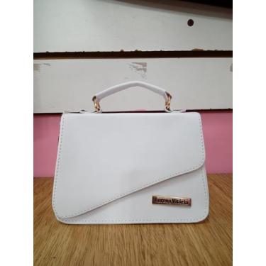 Imagem de Bolsa Mini com alça transversal Mini Bag - Lorena Vitoria, Branco