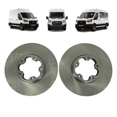 Imagem de Par disco dianteiro transit 2022 a 2025 (rodado simples) - motors vans