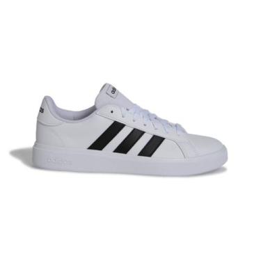 Imagem de Tênis Adidas Grand Court Base 2.0 Simp Feminino Cor: Branco E Preto - 
