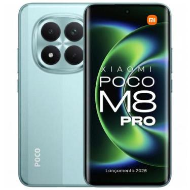 Imagem de Xiaomi POCO M8 PRO 5G lançamento 2026 NFC 256GB 120Hz Amoled 50MP ligh