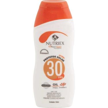Imagem de Protetor Solar Fps 30 120 Ml Nutriex Hipoalérgico Resistente À Água Co