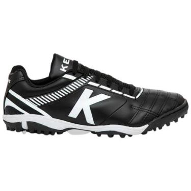 Imagem de Chuteira Kelme Fuerza Society Masculina, Preto, Branco, 44