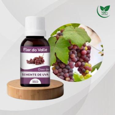 Imagem de Óleo Vegetal De Semente de Uva 30ml Flor Do Valle - Essencial