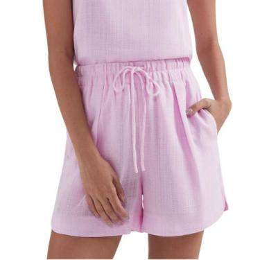 Imagem de Shorts Feminino Hering Eco Rosa Bebe - K5WN, 42, Rosa