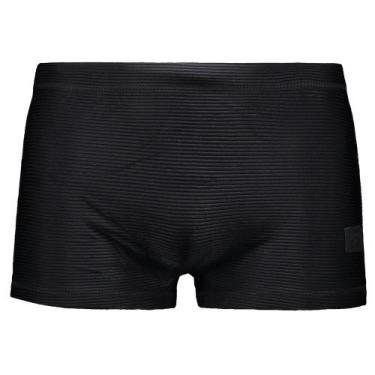 Imagem de Sunga Masculina Speedo Boxer Canelada Preta - 019684, Preto, G