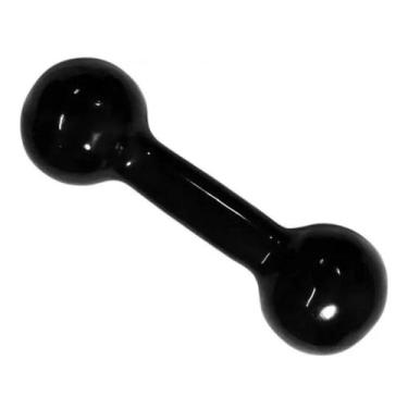 Imagem de Halteres Peso Emborrachado Unibrás Bola 5kg Unidade, Preto, Único, Hom