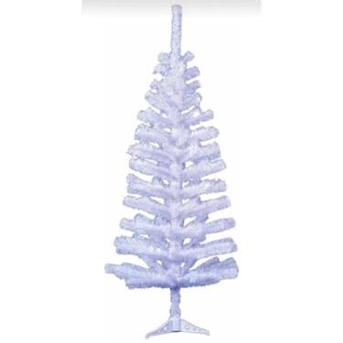 Imagem de Árvore de natal branca verde ou nevada de 90cm com 90 galhos com pé - 