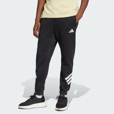 Imagem de Calça Adidas Future Icon 3 Listras Preta e Branca, G