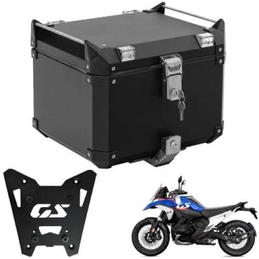 Imagem de Baú 43 L Alumínio Preto + Suporte Bmw R1300 Gs Trophy 2024+ - Bráz Ace