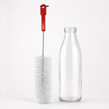 Imagem de Escova de Limpeza Multiuso Com Cerdas Flexíveis Mamadeira Copos e Jarr