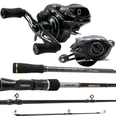 Imagem de Kit Pesqueiro Profissional Vara 60lb Carretilha Go Casting Cor:Vara 2,