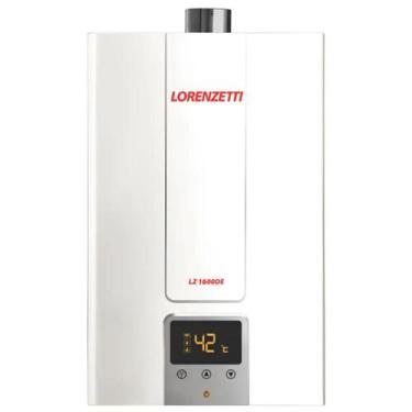 Imagem de Aquecedor a Gás Lorenzetti LZ 1600DE Digital 15L GLP Bivolt Exaustão F