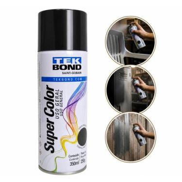 Imagem de Tinta Spray TekBond Grafite Uso Geral 350ml