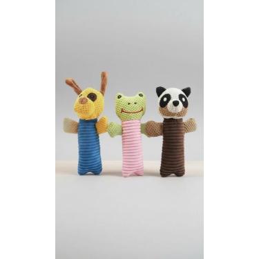Imagem de Brinquedo Pet Pelúcia Com Apito Colorido 18,5cm - Congratulations Stor