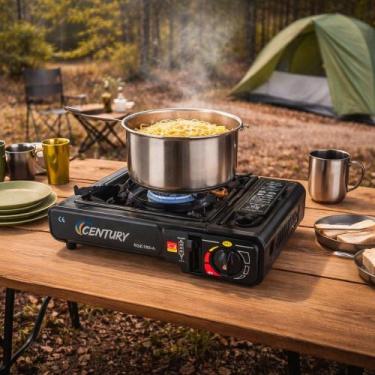 Imagem de Fogareiro Portátil De Mesa Maleta Para Camping e Cozinha - Century