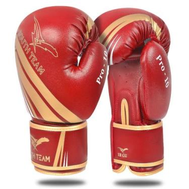 Imagem de Luva de Boxe Profissional PRO10 South Team Treino Muay Thai Kickboxing