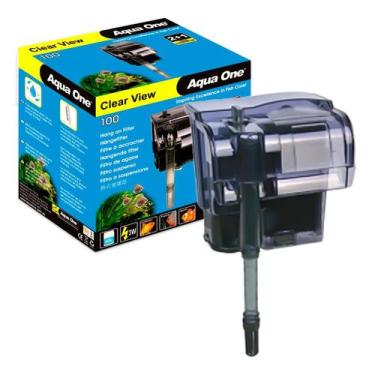 Imagem de Filtro Externo Hang On Clearview 100 Aqua One 180 L/h para Aquário até