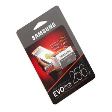 Imagem de Cartão Samsung Micro Sdxc Evo Plus 256Gb 100Mb/S Sem Adaptador