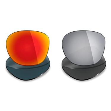 Imagem de Mryok 2 pares de lentes polarizadas de substituição para óculos de sol Oakley Latch – Opções