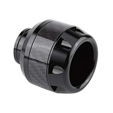 Imagem de Qiilu indian ftr 1200 sliders de garfo dianteiro, 1 par de fibra de carbono, motocicleta, garfo, quadro, deslizantes de proteção contra colisão