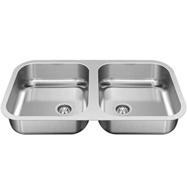 Imagem de Cuba Inox Dupla De Embutir N3 2C 17cm GhelPlus Premium