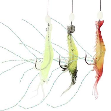 Imagem de Isca de pesca, isca luminosa de peixe, 10 peças de isca luminosa de peixe macia, diversão ao ar livre, adulto, crianças, mar/água para peixes variados
