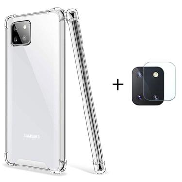 Imagem de Capinha Antiqueda Galaxy Note 10 Lite + Película Câmera Lente