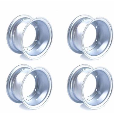 Imagem de Jogo De Roda Para Fapinha - 4 Rodas - 8 Partes - Galvanizada