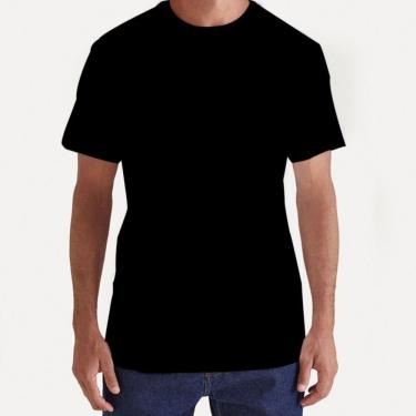 Imagem de Camiseta Masculinas Básica Lisa Algodão Premium
