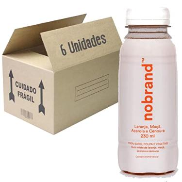 Imagem de 6x Suco de Laranja, Maçã, Acerola e Cenoura NOBRAND 230ml