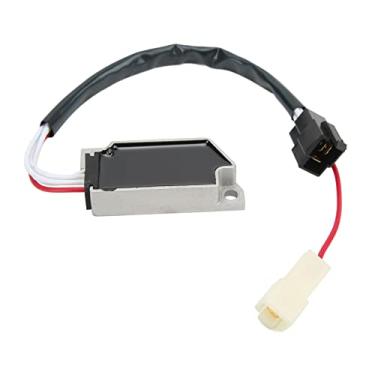 Imagem de Aramox Retificador de regulador de tensão, regulador de voltagem de motocicleta substituição de alumínio para Virago 1100 XV1100 1986-1999 42x 81960 A1 00