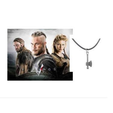 Imagem de Colar Machado Viking Seriado Vikings Ragnar Lothbrok