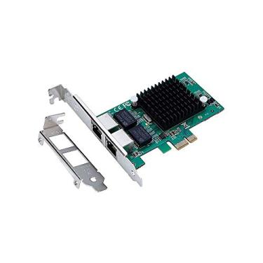 Imagem de X-MEDIA porta dupla 10/100/1000Mbps Intel 82575EB Gigabit Ethernet PCI Express PCIe x1 adaptador de rede de servidor/adaptador de rede, Windows 10 e Linux compatível [XM-NA3821]