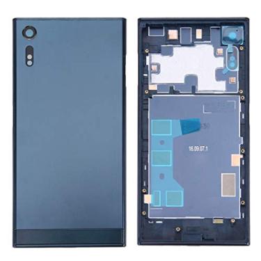 Imagem de YUNCHAO Peças de substituição de telefone celular Voltar tampa da bateria + tampa inferior da bateria traseira + moldura intermediária para Sony Xperia XZ Acessórios telefônicos