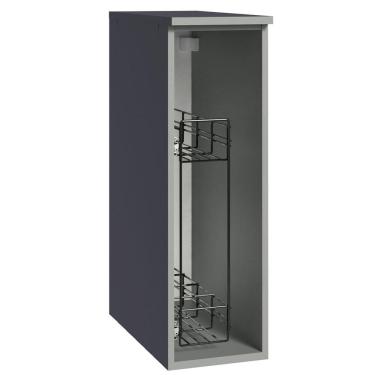 Imagem de Balcão Porta-Temperos 20 cm Suspenso Cinza Nice Madesa