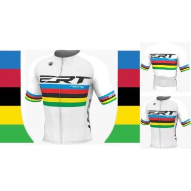 Imagem de Camisa Elite Ert Campeão Mundial Ciclismo Branca Slim Fit