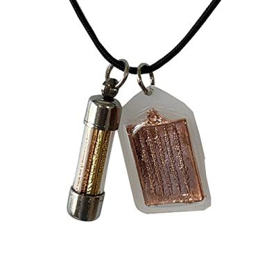 Imagem de Amuleto de Buda Tailandês Talismã Sagrado para Homens e Mulheres Berloques com Yantra 5 fileiras Phra NAT Takrut Diamond Armor Mantra com Colar Corda Artesanal Ajuste Riqueza Felicidade Sorte Proteção