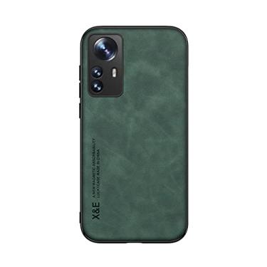 Imagem de Kepuch Silklike Capa para Xiaomi 12 - Case Placa de Metal Embutida para Xiaomi 12 - Verde